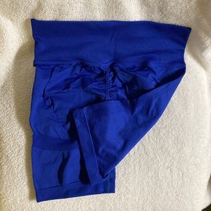 Scrunch athletic shorts - royal blue
